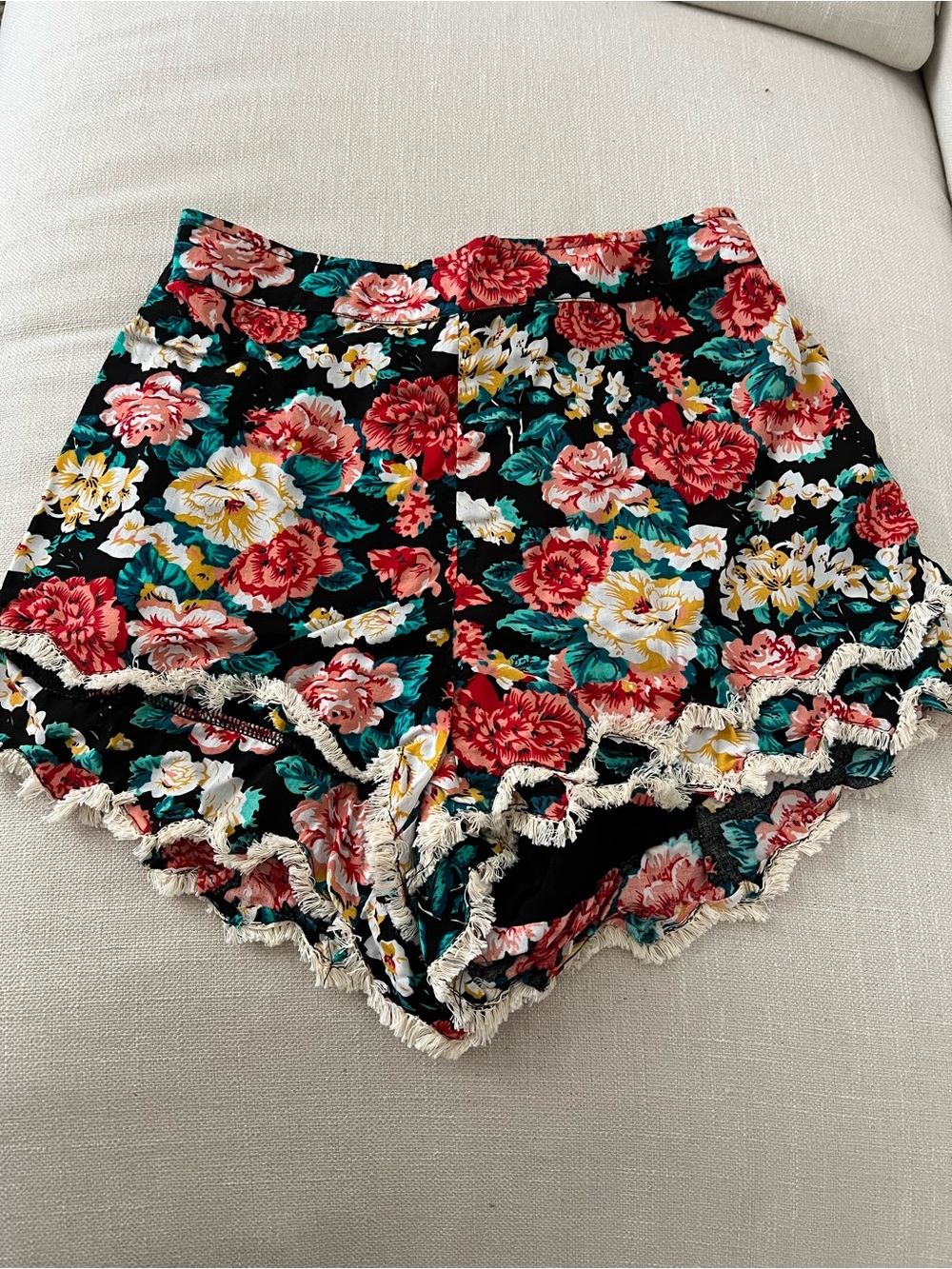 LF Floral Fringe Women’s Shorts